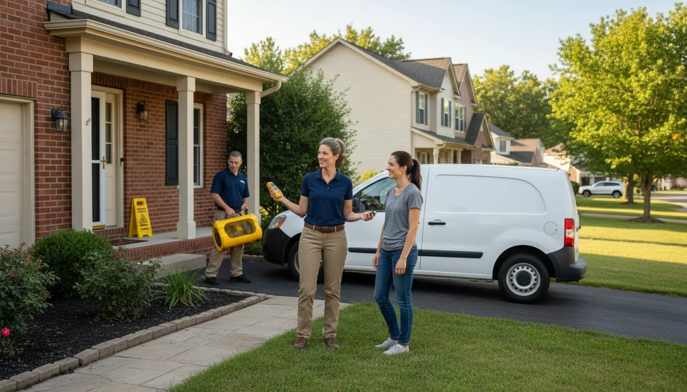 Residential water damage restoration in Cumberland Gap, TN